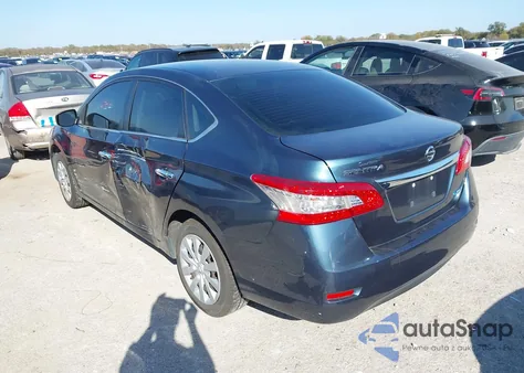 2014 Nissan Sentra S z USA, uszkodzony, nr VIN 3N1AB7AP5EY216977